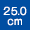25.0cm