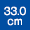 33.0cm